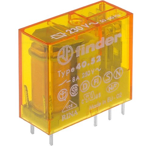 Relė 230VAC, 8A, 2CO, Finder