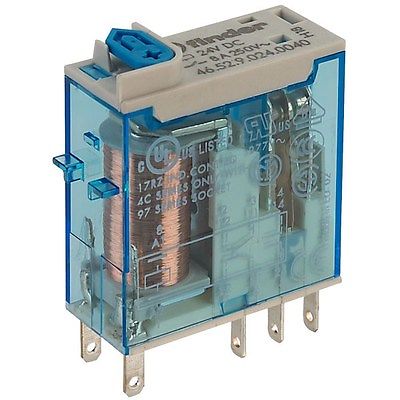 Relė 24VDC, 8A, 2CO, Finder