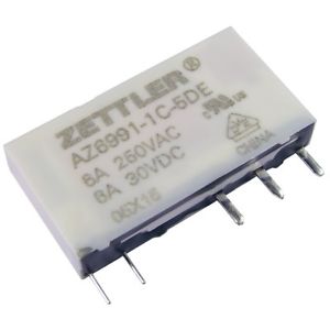 Relė 5VDC; 6A; 1CO; 147Ω; Zettler