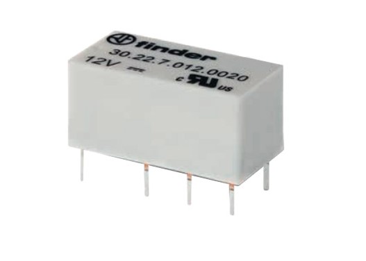 Relė 12VDC, 2A, 2CO, Finder