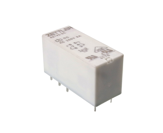 Relė 230VAC; 8A; 2CO; 38500Ω; Zettler