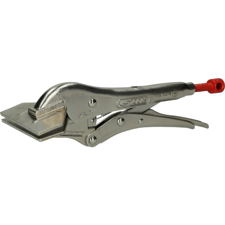 Fiksuojamos replės plokščiais galais 210 mm, KS Tools
