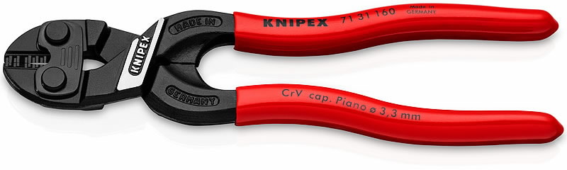 Kirpimo replės COBOLT S, 160mmm, D5,3mm, Knipex