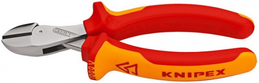 Žnyplės šoninio kirpimo X-Cut 160mm VDE, Knipex