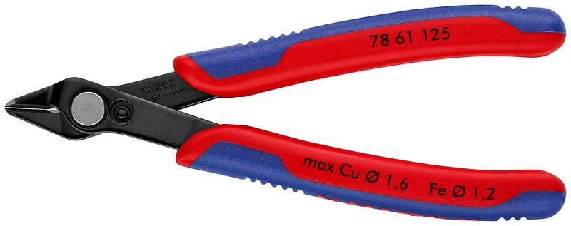 Elektronikos žnyplės 125mm, Knipex