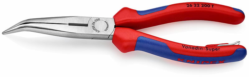 Smailianosės lenktos replės  200mm, Knipex