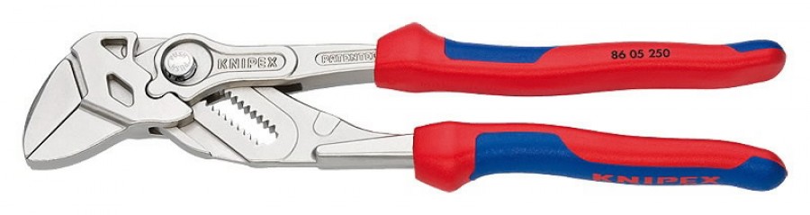 Replės-raktas, dvispalvės, 250 mm, Knipex