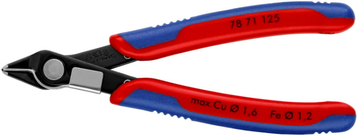 Žnyplės elektronikai  125mm, Knipex