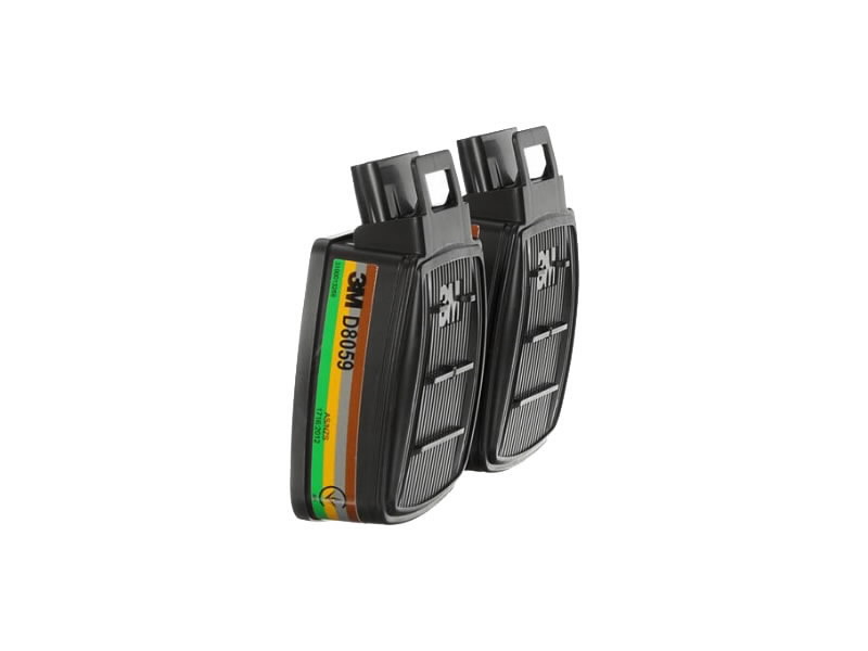 Dujų ir garų filtras, Secure Click puskaukei A1B1E1K1, 3M