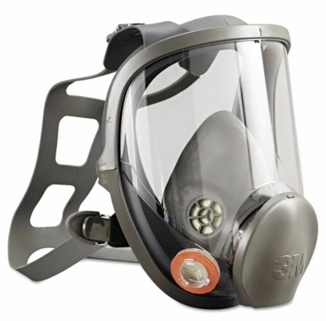 Pilna veido kaukė didelė, silikoninė 6900 L, 3M