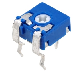Paderinamas rezistorius 0.1W 250R horizontalus, RoHS