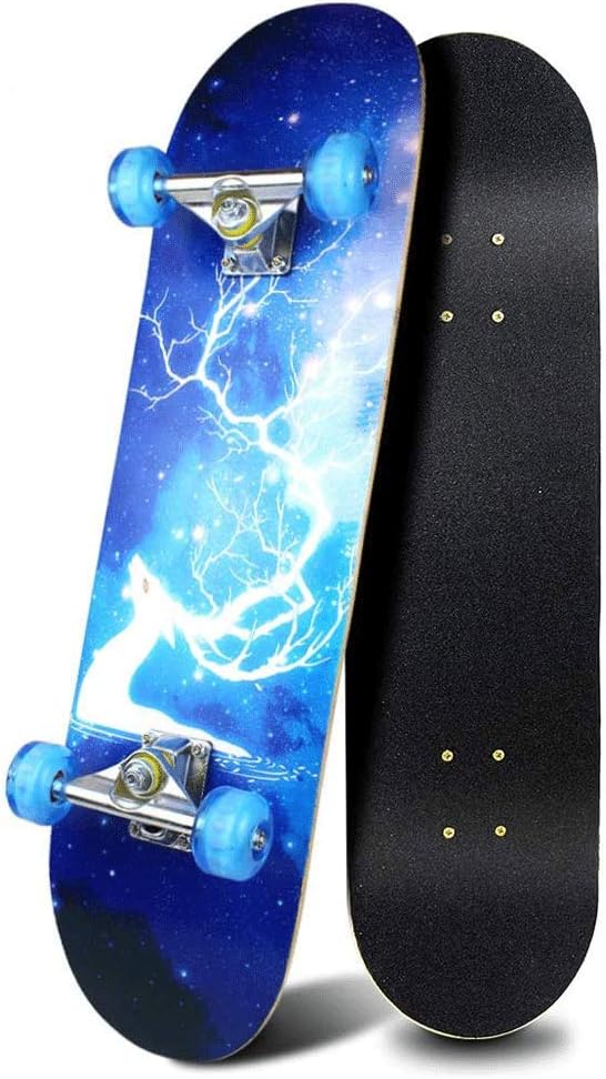 Riedlentė skate board 80 cm., LED šviečiantys ratukai