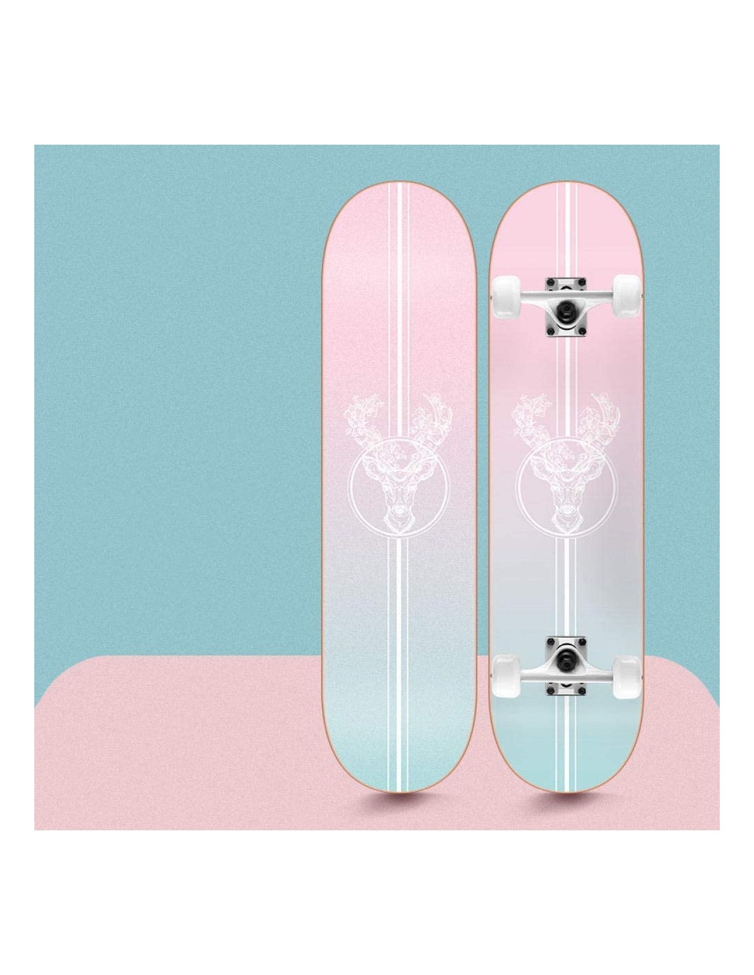 Riedlentė skate board 80 cm., LED šviečiantys ratukai