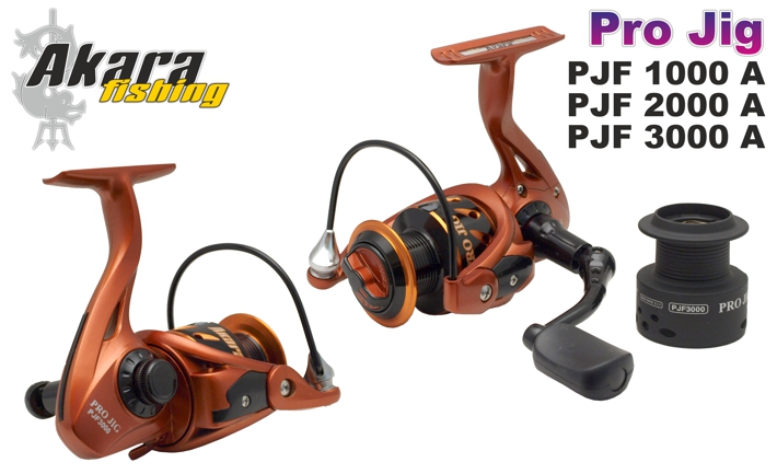 Beinercinė Ritė AKARA PRO Jig PJF2000, Guoliai 5+1BB, Perdavimas 5,1:1, Max 5,5 kg.