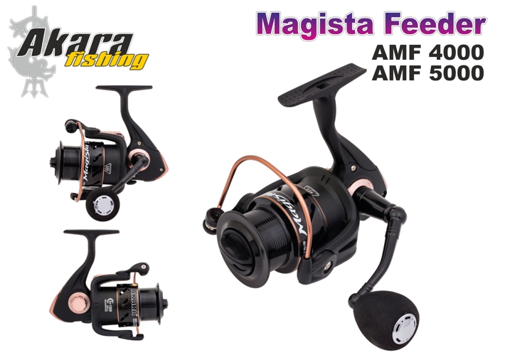 Beinercinė Ritė AKARA Magista Feeder MF 6000, Guoliai 5+1BB, Perdavimas 4,8:1, Max 9,5 kg