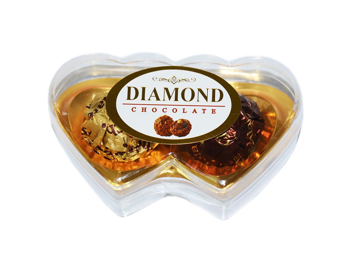 Saldainių dėžutė Diamnod 25g (2vnt)
