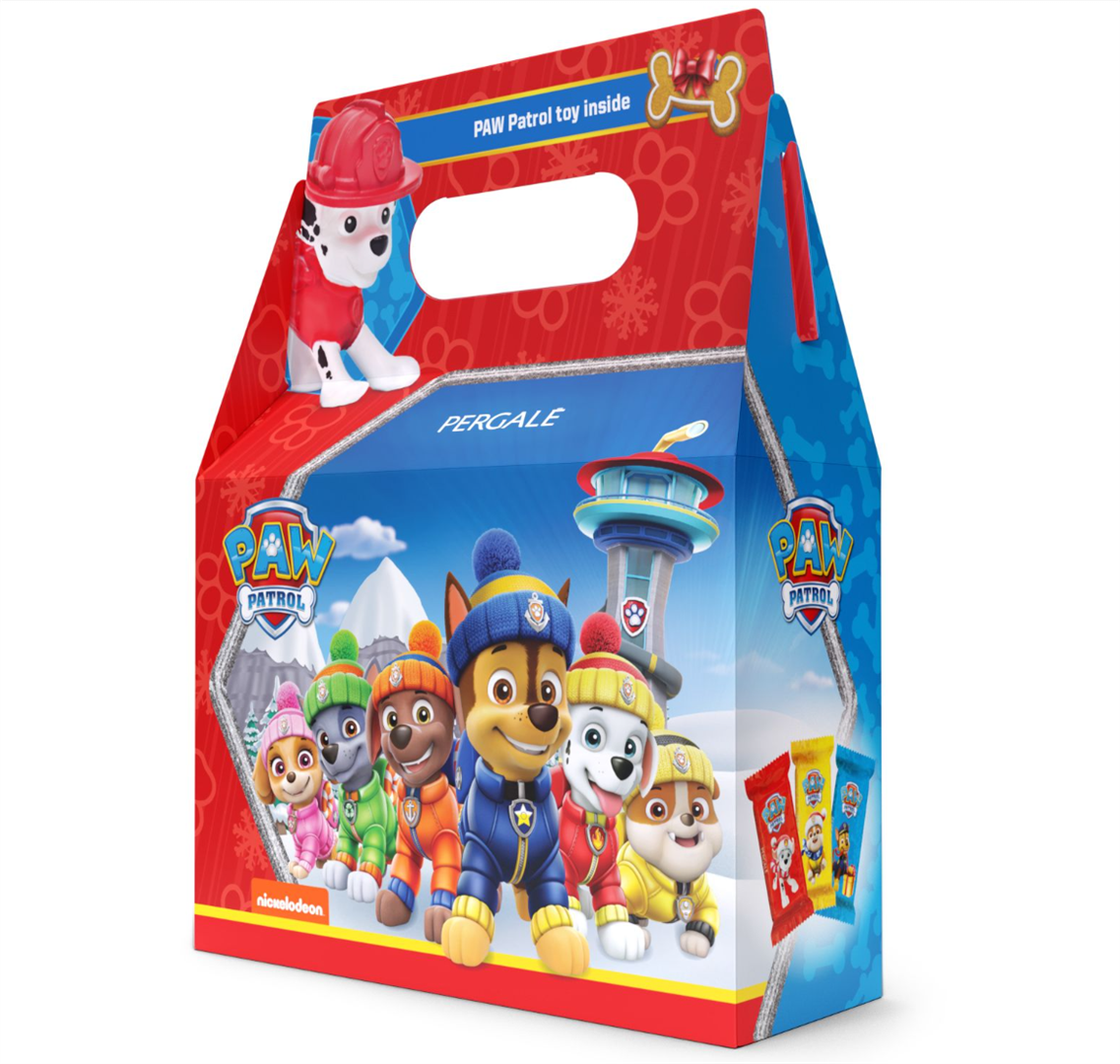 Saldainiai su žaisliuku VILNIAUS PERGALĖ Paw Patrol 300 g.