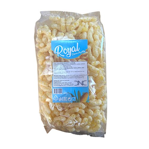 Pūsti kukurūzai glaistyti cukrumi ROYAL, 300 g