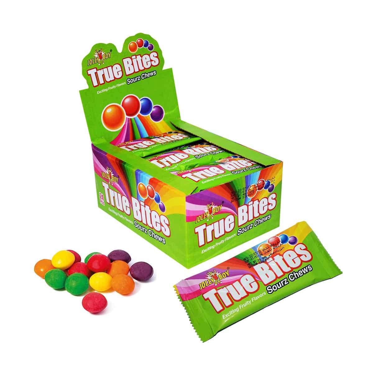 Rūgštūs kramtomi saldainiai TRUE BITES, 1vnt