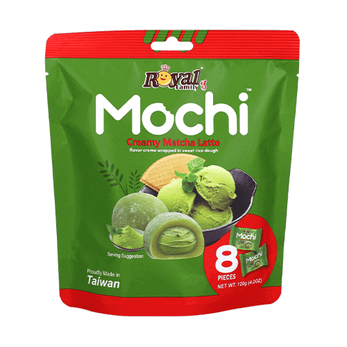 Pyragėliai Mochi ROYAL FAMILY Creamy Matcha Latte