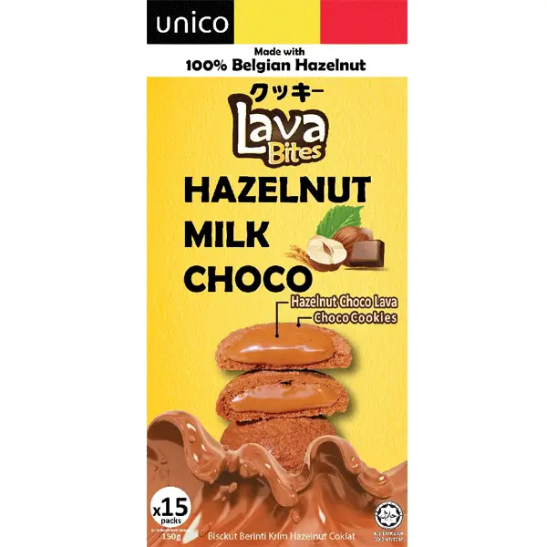 Sausainiai LAVA BITES Hazelnut