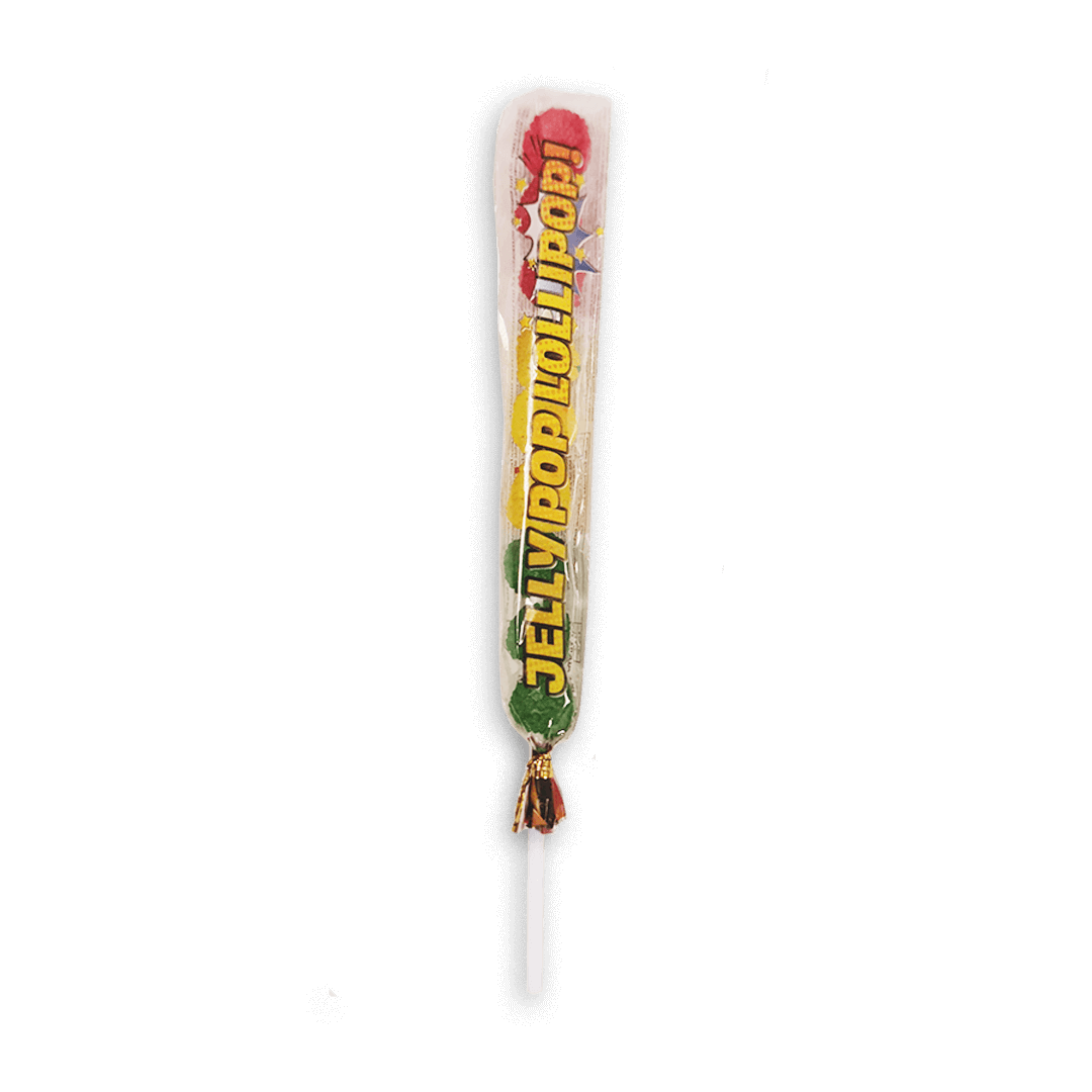 Kramtomi saldainiai ant pagaliuko JELLY POP