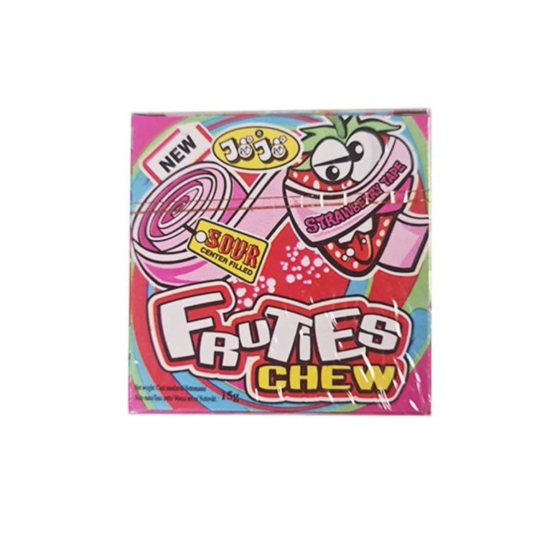 Kramtomas saldainis FRUTIES CHEW (Braškių sk.)