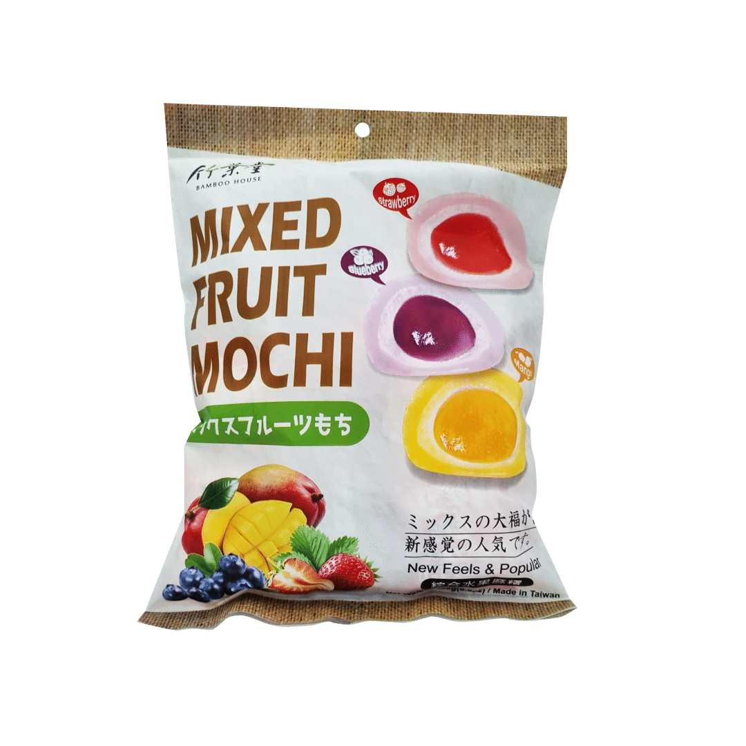 Pyragėliai Mochi BAMBOO HOUSE (Vaisių mix) 250g