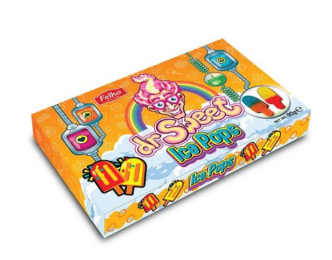 Saldūs guminukai DR. SWEET Ice Pops, 90g