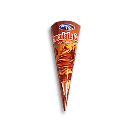 Vaflis su šokolado įdaru Chocolate Cone