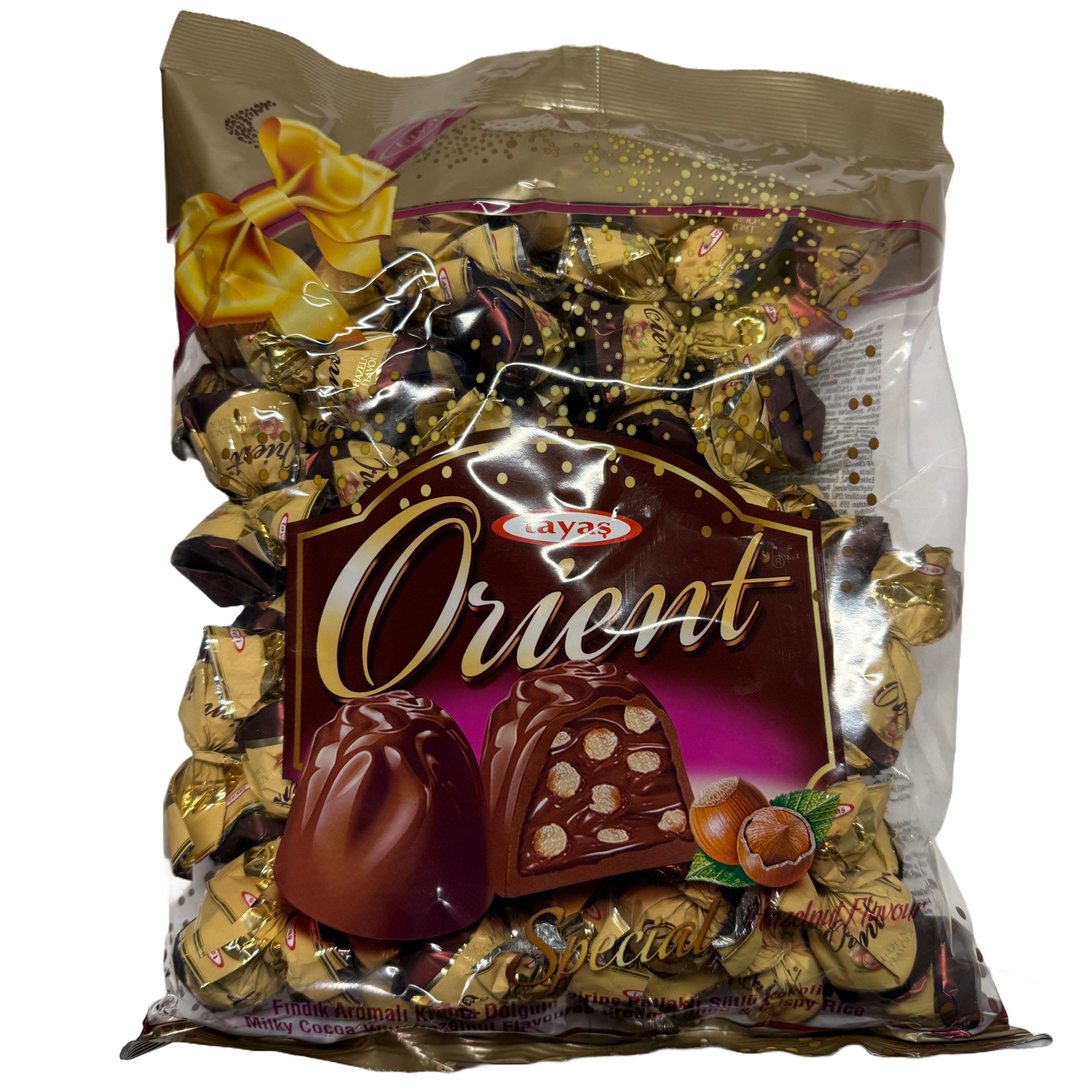 LAZDINU Pieniško šokolado saldainiai dėžutėje ORIENT, 800G
