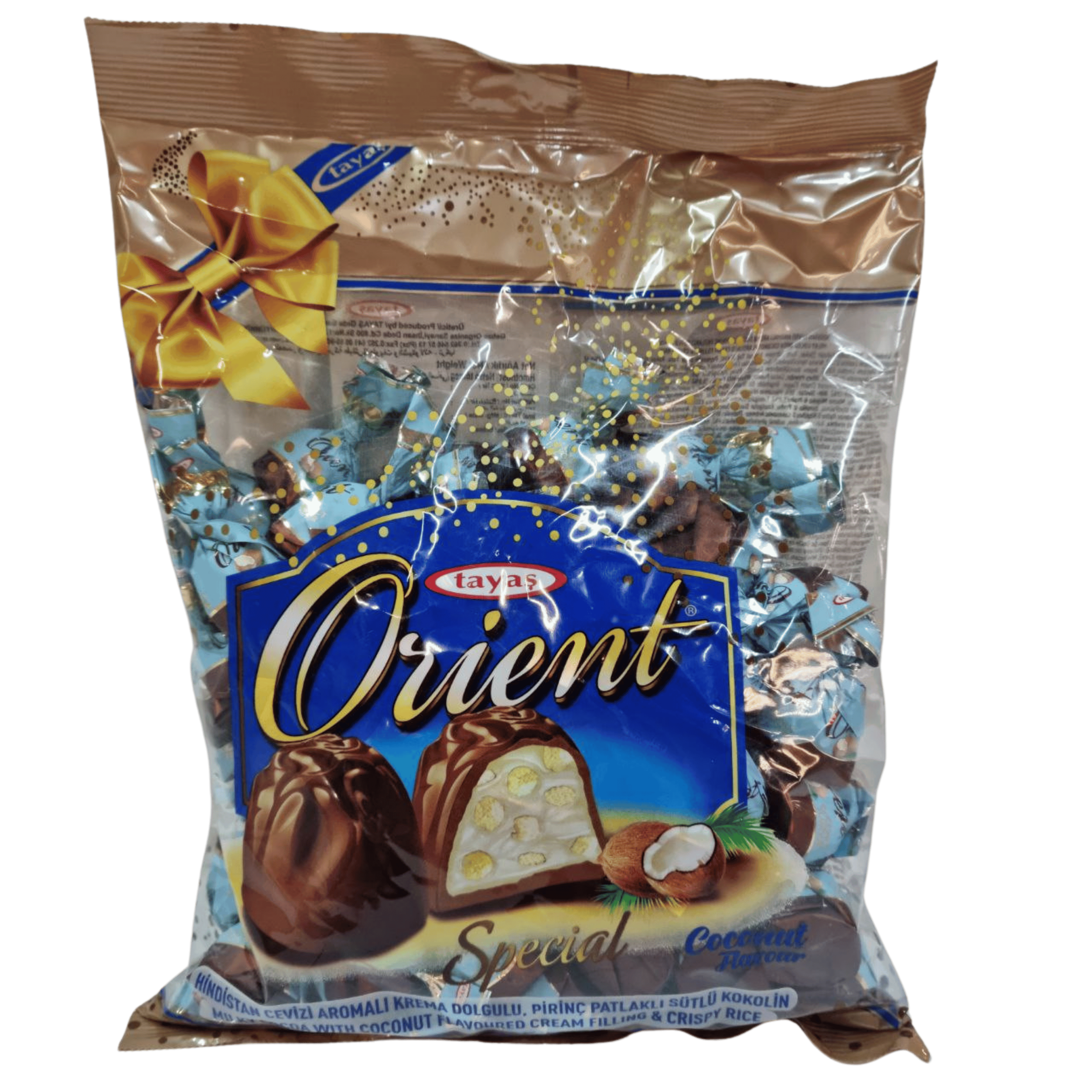 KOKOSU Pieniško šokolado saldainiai dėžutėje ORIENT, 800G