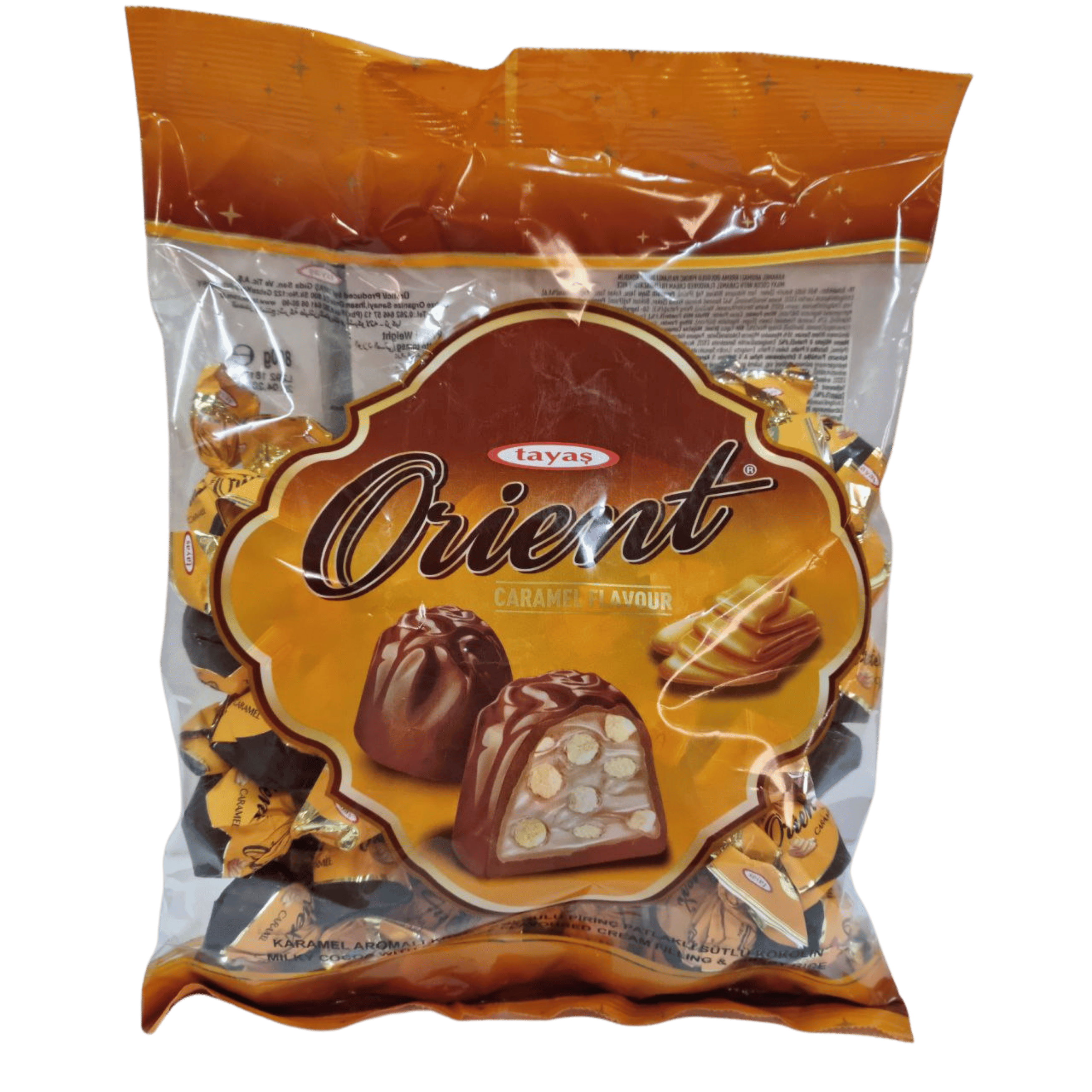 KARAMEL Pieniško šokolado saldainiai dėžutėje ORIENT, 800g