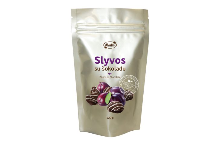 Slyvos su šokoladu, 120g