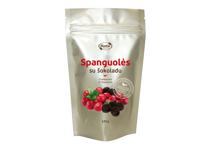 Dražė Spanguolės su šokoladu