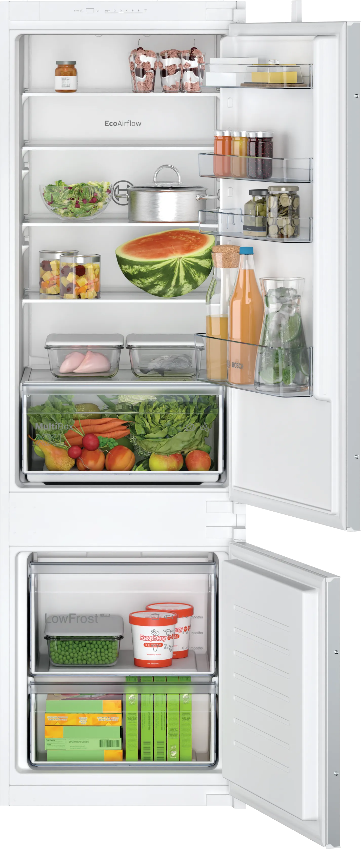 Įmontuojamasis šaldytuvas BOSCH KIV87NSE0