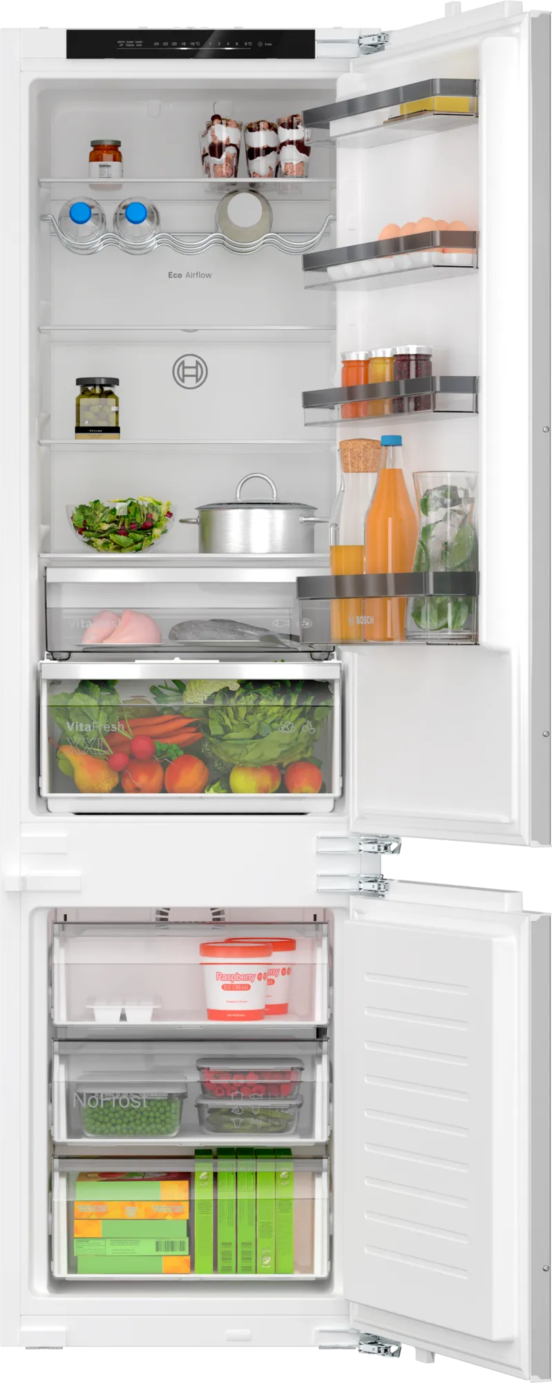Įmontuojamasis šaldytuvas BOSCH KIN96VFD0, 194 cm