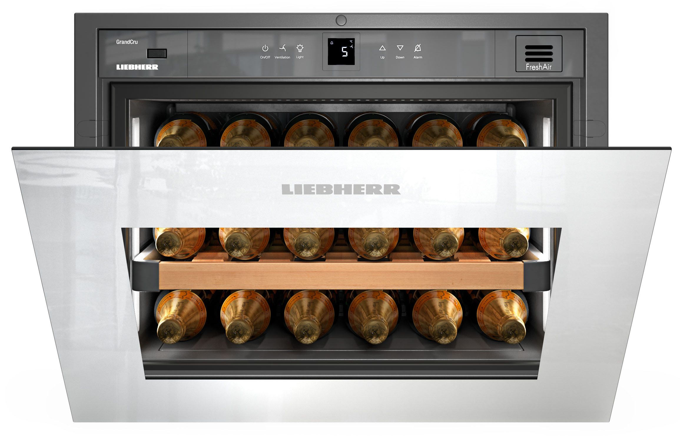 Įmontuojamas vyno šaldytuvas LIEBHERR WKEgw 582 GrandCru 45 cm; 48 but.