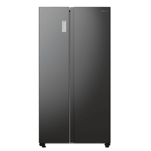 SBS-Šaldytuvas Hisense, No Frost, 550 L, aukštis 179 cm, juodas, RS711N4AFE