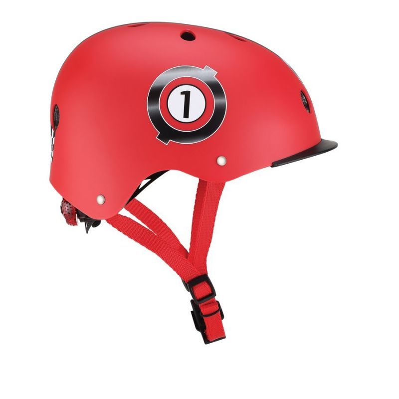 Globber šalmas raudonas Elite Lights 507-102 XS/S 48-53 cm