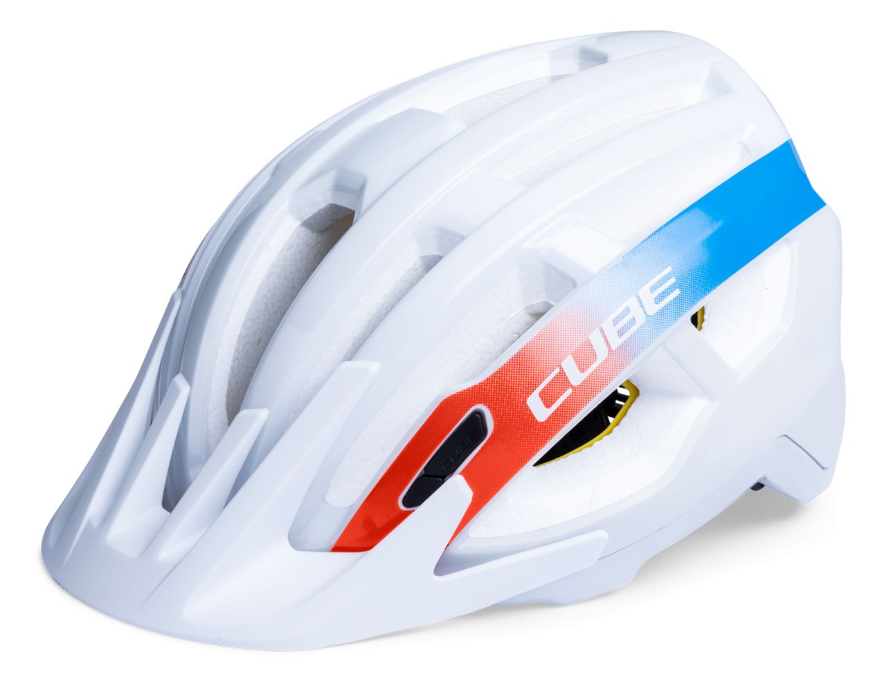 Šalmas Cube OFFPATH Teamline white