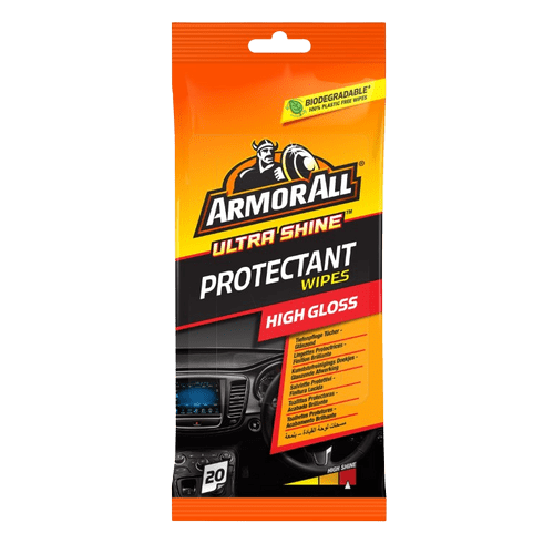ArmorAll Servetėlės Plastikiniams ir Viniliniams Paviršiams, Blizgios (20 vnt)