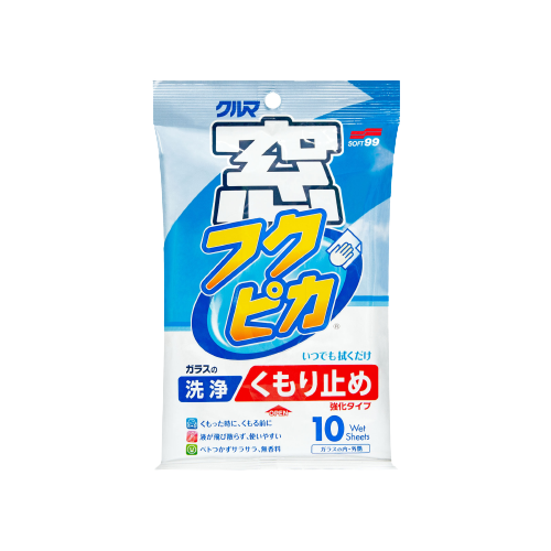 SOFT99 Stiklų Valymo Servetėlės - Glass Cleaning Wipe (Anti-Fog)
