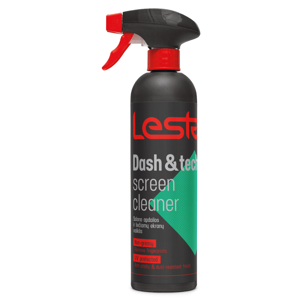 Lesta salono apdailos ir liečiamų ekranų valiklis - Dash & Tech Screen Cleaner