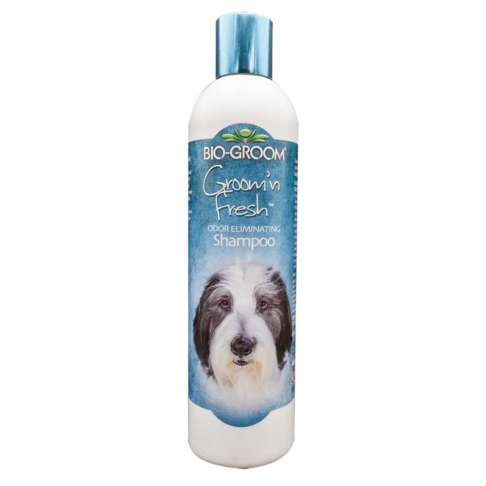 Bio-groom Groom ‘n Fresh - Kvapus naikinantis šampūnas be sulfatų šunims ir katėms, 355ml