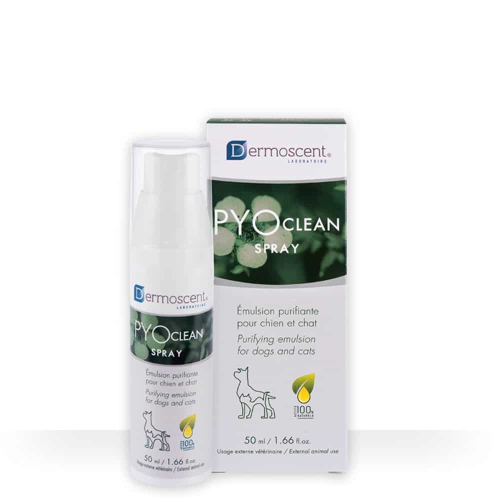 Dermoscent PYOclean Spray valomasis purškalas šunims ir katėms 50ml