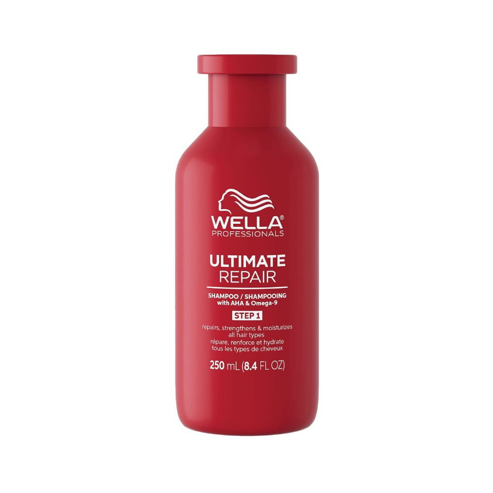 Intensyvaus poveikio šampūnas pažeistiems plaukams Wella Ultimate Repair Shampoo 250ml