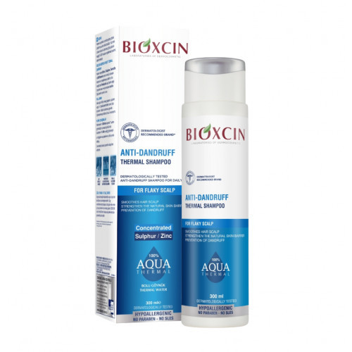 Bioxcin (Bioxsine) Dermagen Anti-Dandruff Intensive Thermal Shampoo Šampūnas nuo intensyvaus pleiskanojimo, 200ml