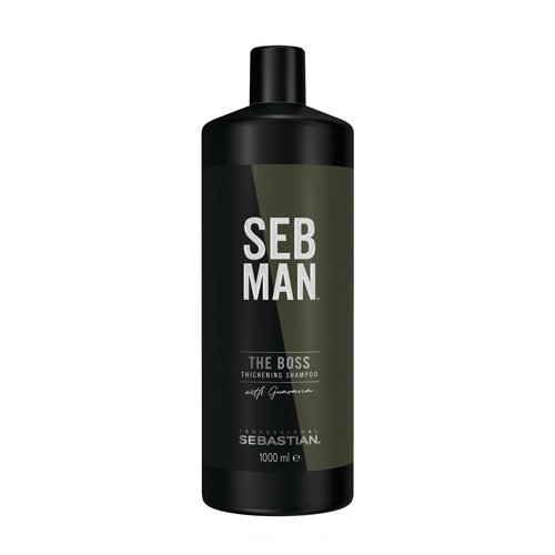 Plaukus tankinantis šampūnas Sebastian Professional SEB MAN The Boss Thickening Shampoo 1000ml