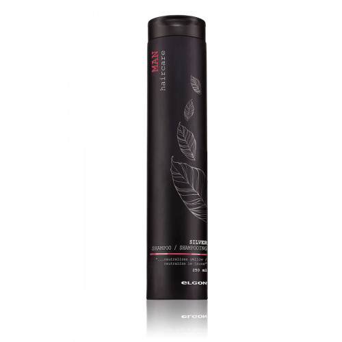 Elgon MAN Silver Shampoo Vyriškas šampūnas žiliems plaukams, 250ml